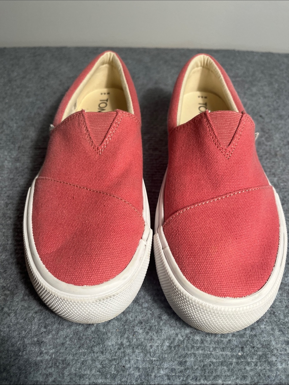 Toms Slip-On Sneakers in Coral